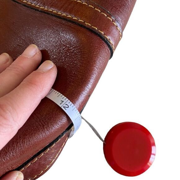 Handmade Mexican Brown Leather Satchel Bag - Picture 11 of 15